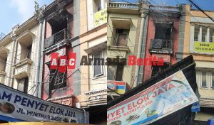 Ruko Ayam Penyet di Jalan Muktar Basri Terbakar, Karyawan dan Pengunjung Berlarian