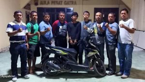 Timsus Gurita Tangkap Nelayan Pencuri Sepeda Motor