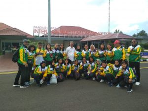 19 Pemain Sepak Bola Putri Berangkat Ke Belitung