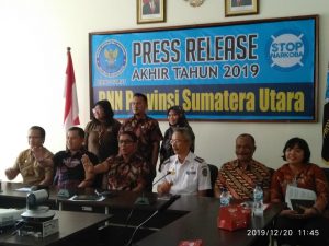 2019 BNNP Ungkap 71 Kasus Narkoba