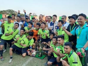 Tim Sepak Bola Binjai U-17 Boyong Piala Gubsu