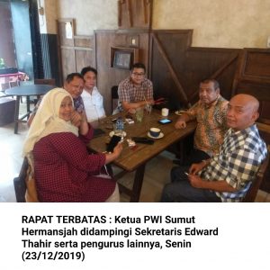 PWI Sumut Terima Calon Anggota dan Kenaikan Tingkat