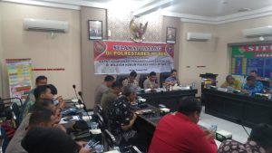 Antisipasi Dampak Bencana Alam, Polrestabes Medan Rapat Koordinasi Penanggulangan