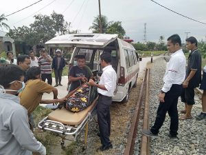 Usai Antar Nasi ke Ladang, Seorang Petani Tewas Ditabrak Kereta Api