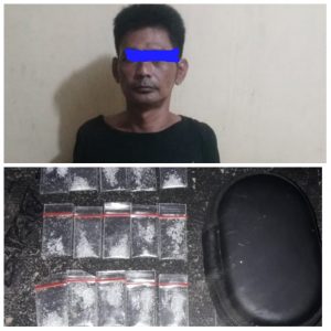 Simpan 11 Paket Sabhu di Dompet, Pengedar di Jalan Ampera 3 Dibekuk