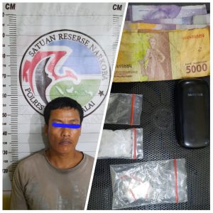 Pengedar Sabhu di Pematang Pasir Dicokol Polisi