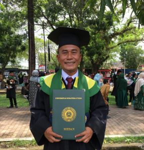 Mantan Ketua PWI Sumut, M Syahrir Sandang Gelar Master