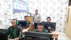 24 Anggota TNI Ikut Ujian Pembuatan SIM di Polresta Deli Serdang