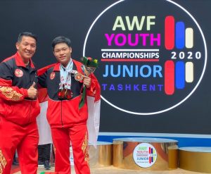 M Faathir Raih Tiga Emas dan Pecahkan Dua Rekor Dunia Angkat Besi Junior