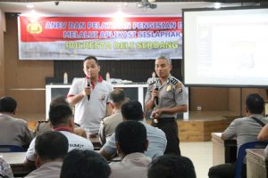 Polresta Deli Serdang Gelar Pelatihan Penggunaan Aplikasi Sislaphar Mabes Polri