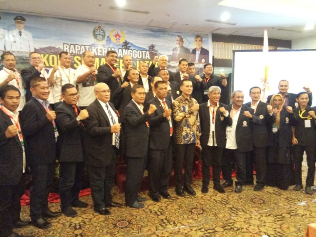 Raker Anggota KONI Sumut, Wagubsu Berharap Peningkatan Peringkat di PON 2020