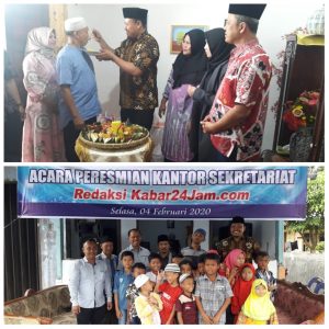 Resmikan Kantor Redaksi, Ilham Bersyukur dengan Santuni Anak Yatim