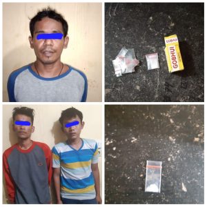 Ops Antik Toba, Polsek Medan Barat Ringkus 3 Pengguna Sabhu Dalam Sehari