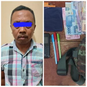 Jurtul KIM dan Togel Ditangkap, Uang Setoran Judi Ngakunya Dijemput Pria Warga Beringin