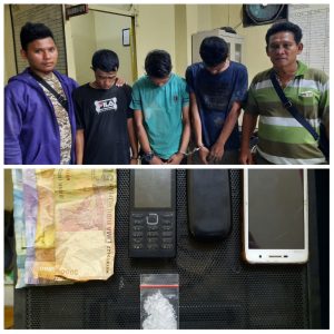 Boncengan 3 Bawa Sabhu, Pengendara Vario Dibekuk di Jalan Sei Karang I