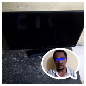 Curi TV di Rumah Kosong, Wak Botak di LP kan Tetangga