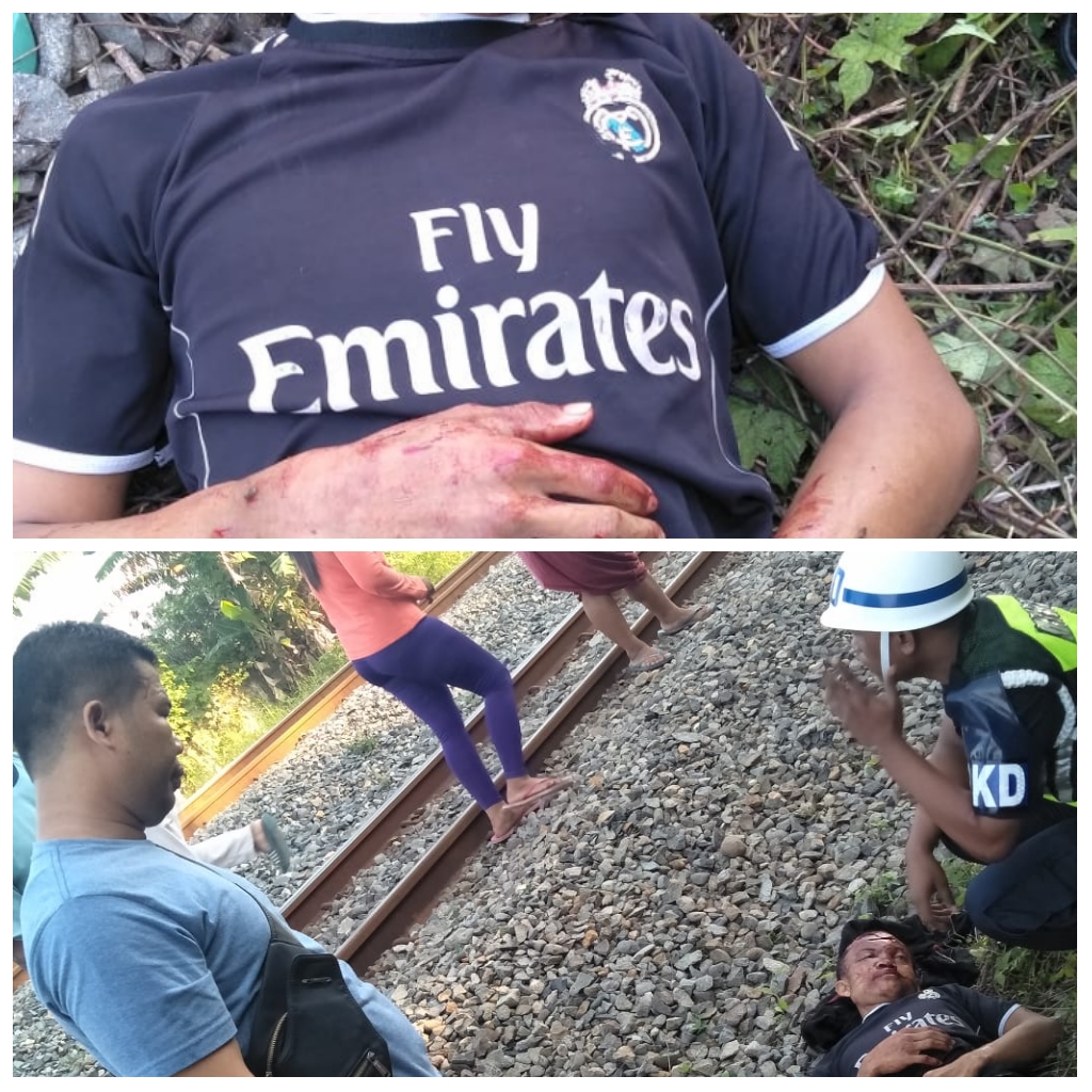 Pria Berkaos Club Sepak Bola Real Madrid Nyaris Tewas Disambar Kreta Api