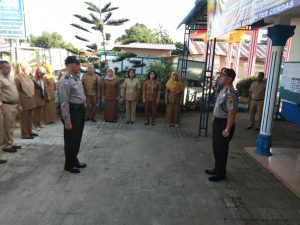 Kapolsek Tanjung Morawa Pimpin Apel Sinergitas Tiga Pilar