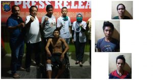 Empat Genk Pelaku Bongkar Rumah Diringkus, Ketuanya Ditembak