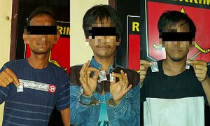 Tekab Polsek Tanjung Morawa Polresta Deli Serdang Amankan 3 Pemakai Sabu