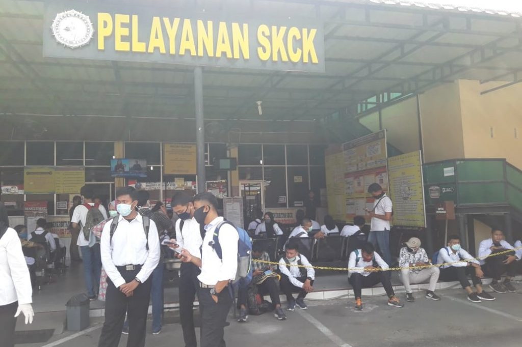 Hari Terkahir Pendaftaran, Ratusan Pelamar Polri Ramaikan Polrestabes Medan