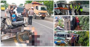 Betor, Mitsubishi L 300 dan Daihatsu Grandmax Beradu, 1 Orang Tewas Seketika