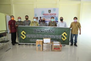 PT Socfindo Perkebunan Aek Loba Berikan Bantuan APD Kepada Gugus Tugas Covid-19 Kabupaten Asahan