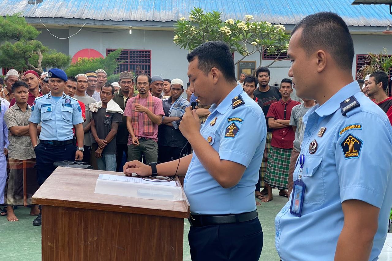 570 Napi Kelas IIB Lubuk Pakam Dapat Remisi Idul Fitri