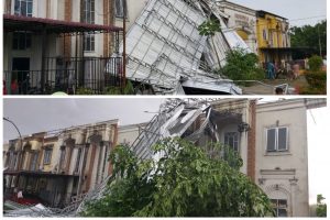 Diterpa Angin Kencang, 21 Unit Perumahan Marcopolo Porak Poranda