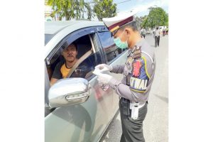 Hari ke-12 Oprasi Ketupat, Ditlantas Polda Sumut Putar Balik 72 Kendaraan