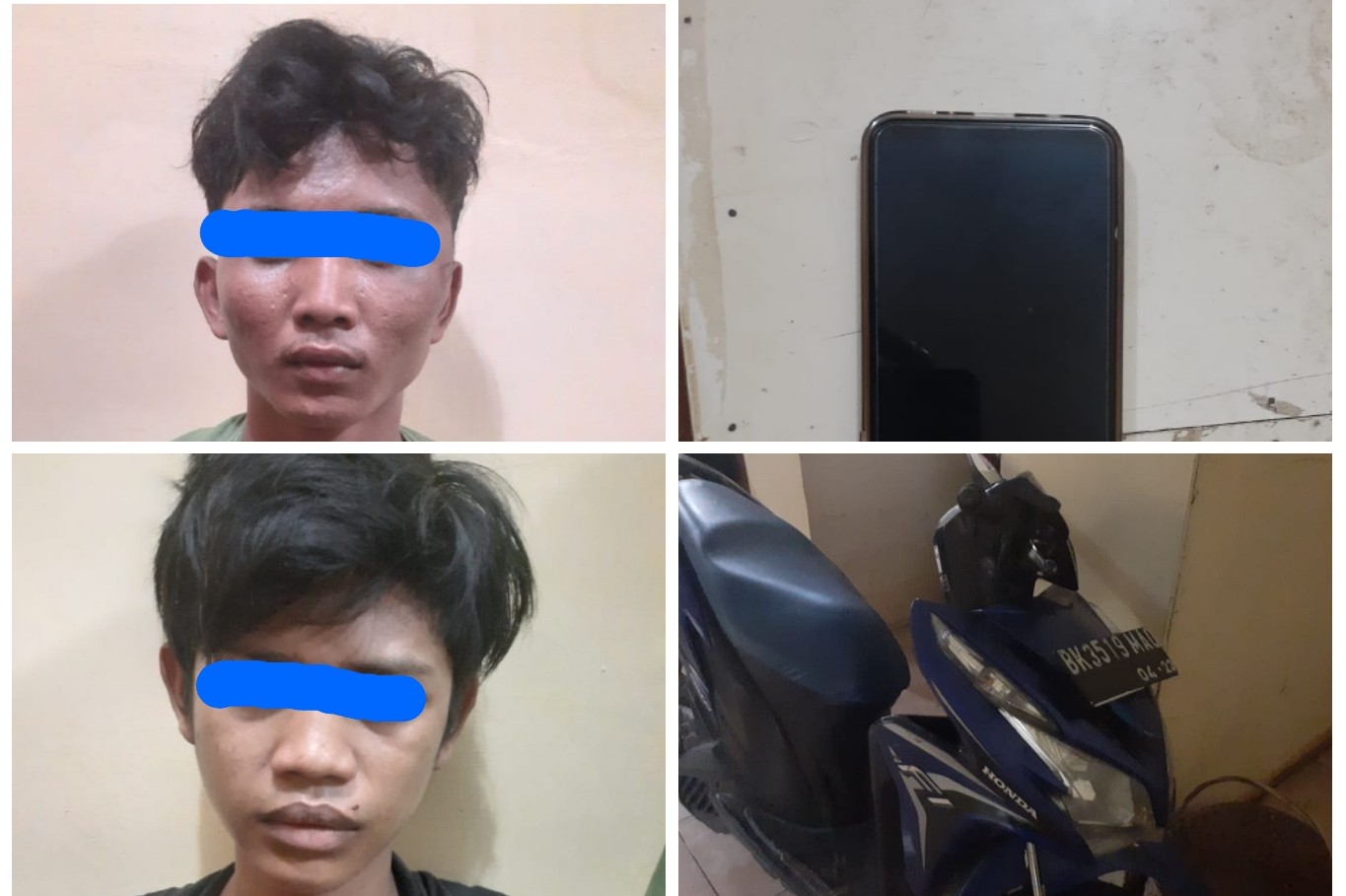 Motornya Terjatuh Usai Menjambret, 2 Remaja Belasan Tahun Ditangkap Warga