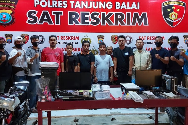 Polres Tanjung Balai Ungkap Sindikat Pembuatan STNK Palsu dari 2 Lokasi