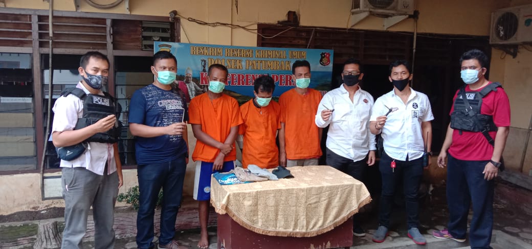 Polsek Patumbak Tangkap 3 Tersangka Sindikat Curanmor