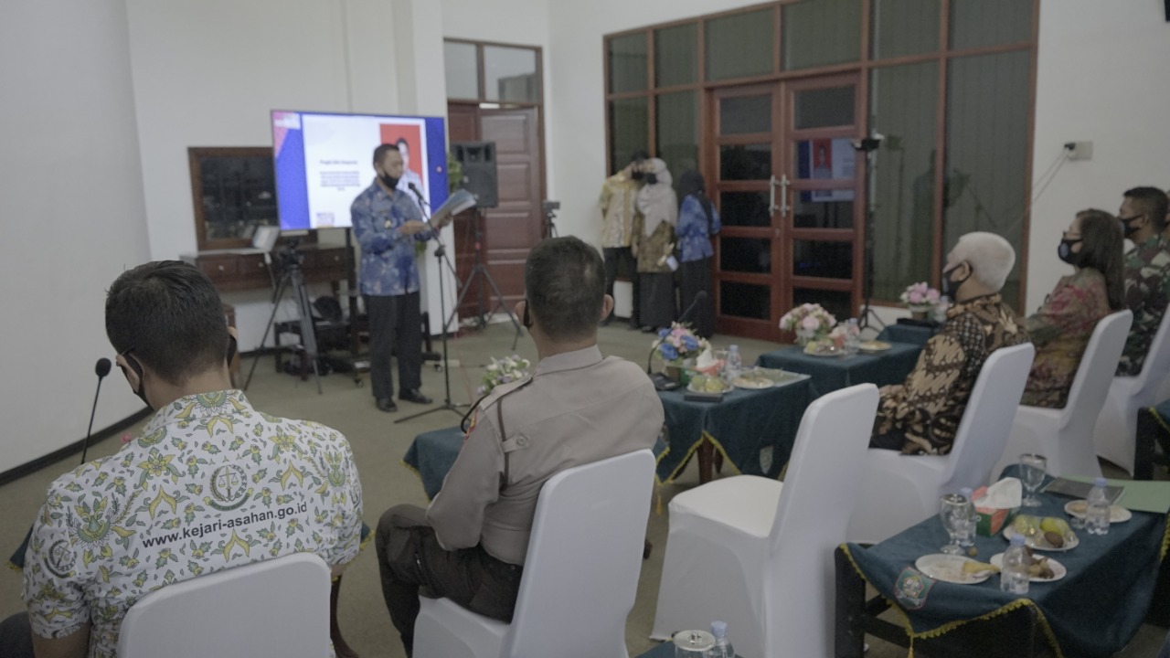 Bupati Asahan Ikuti Peringatan HANI yang Diselenggarakan BNN Secara Virtual