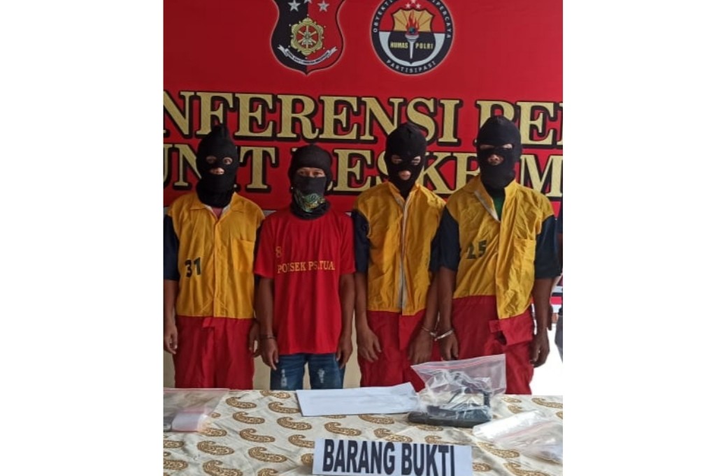 Transaksi di Dalam Rumah, 4 Pecandu Sabu Pancasila Tembung Diboyong