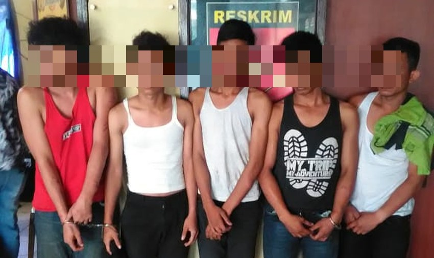 Polsek Tanjung Morawa Tangkap 5 Pelaku Bongkar Warung
