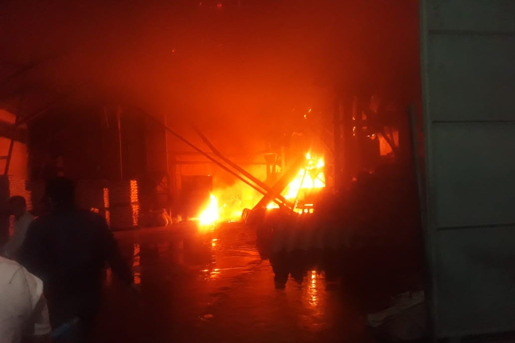 Kilang Padi di Deli Serdang Ludes Terbakar, Kerugian Ditaksir 800 Juta
