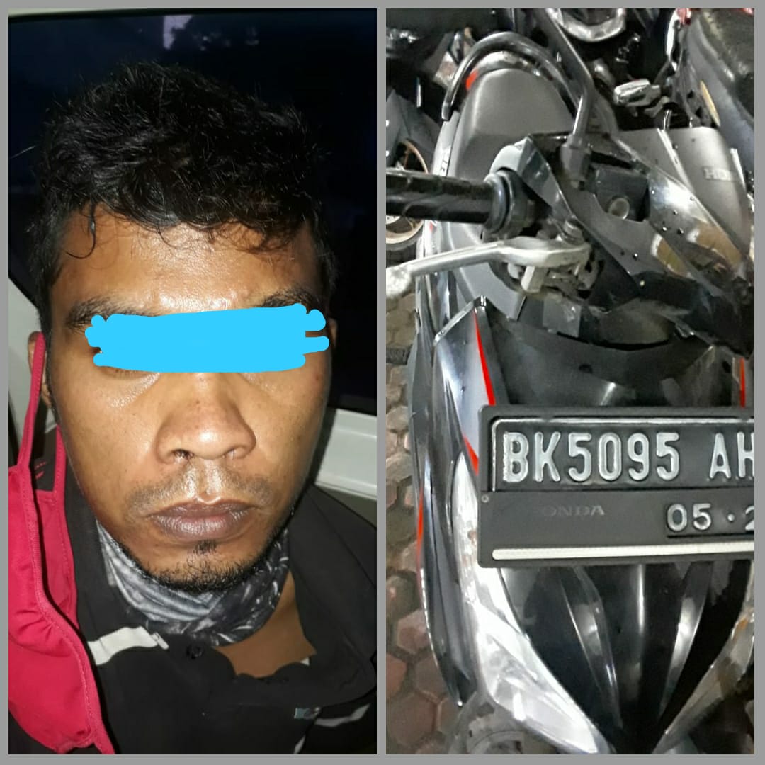 Petik Vario di Jalan Sutrisno, Indra Setiawan Diringkus Tekab Polsek Medan Area