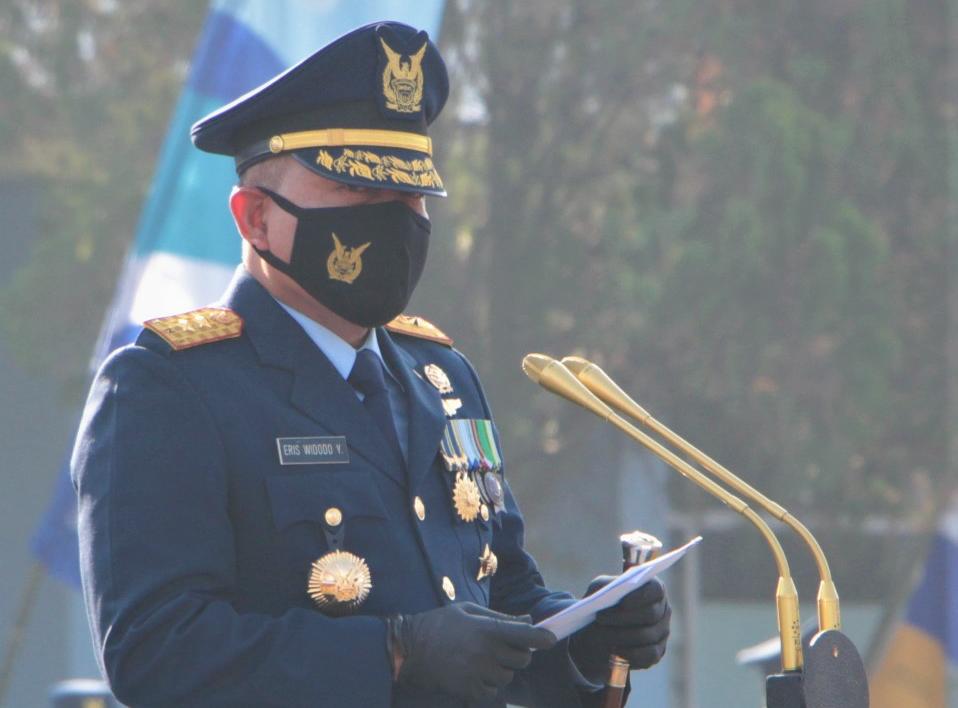 Danseskoau Hadiri Peringatan Hari Bakti ke-73 TNI AU di Lanud Sulaiman