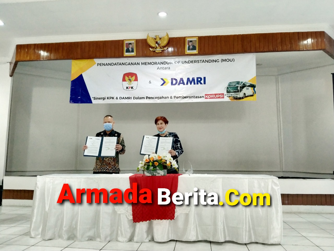 Perluas Jangkauan Kampanye Antikorupsi, KPK-Damri Sepakati Kerja Sama