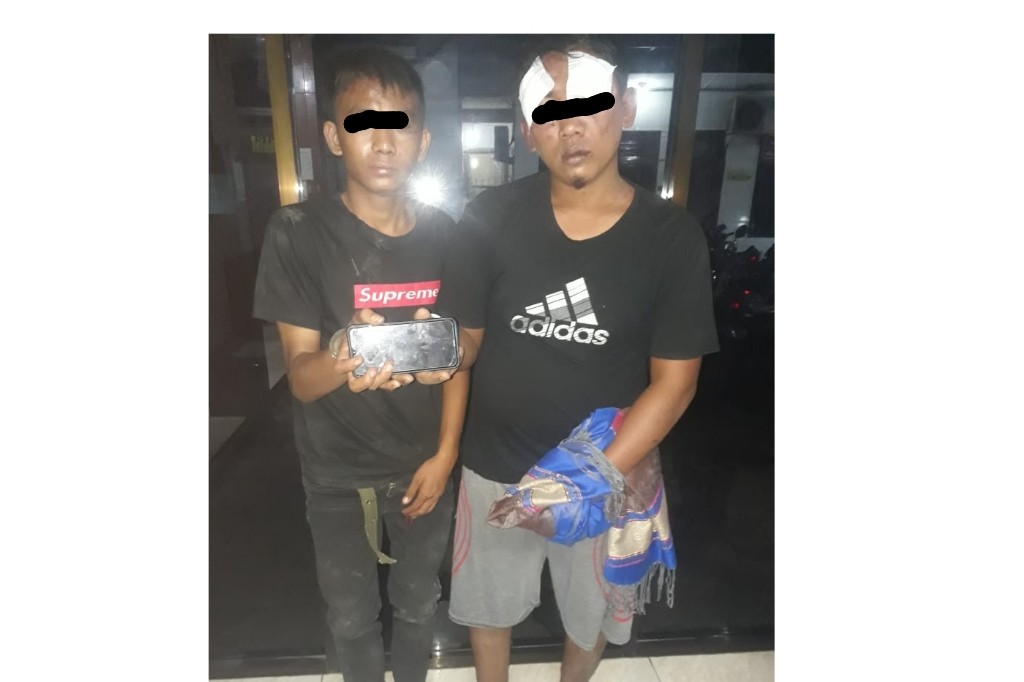 Polsek Medan Area Jemput Dua Pelaku Jambret HP yang Dihajar Massa 