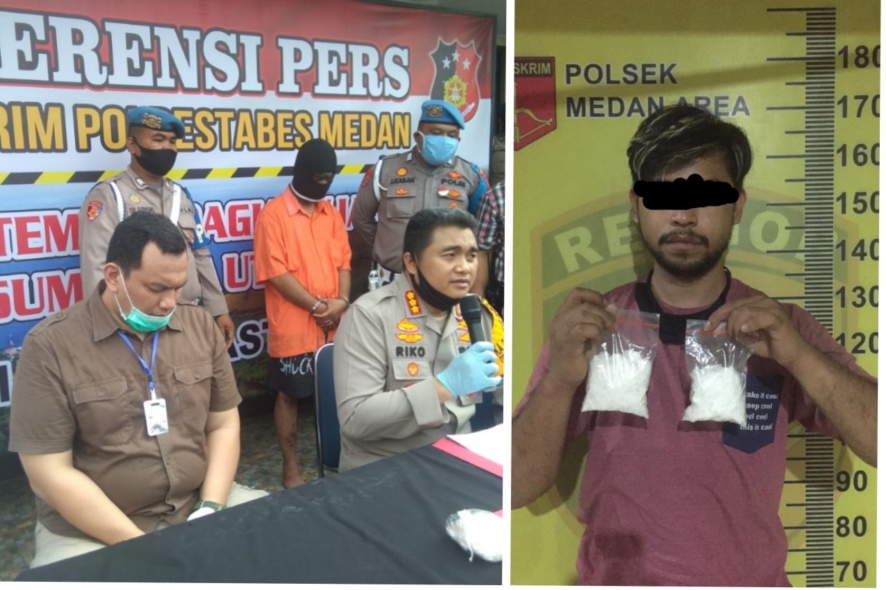 Polsek Medan Area Sergap Bandar Sabu di Jalan Setia Budi Medan