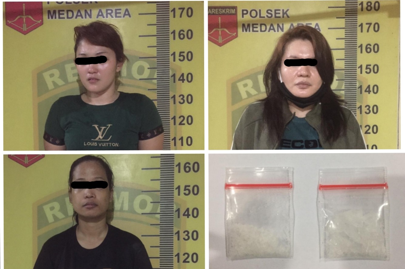 Digrebek Polisi, 3 Wanita Cantik Ini Gagal Pesta Sabu