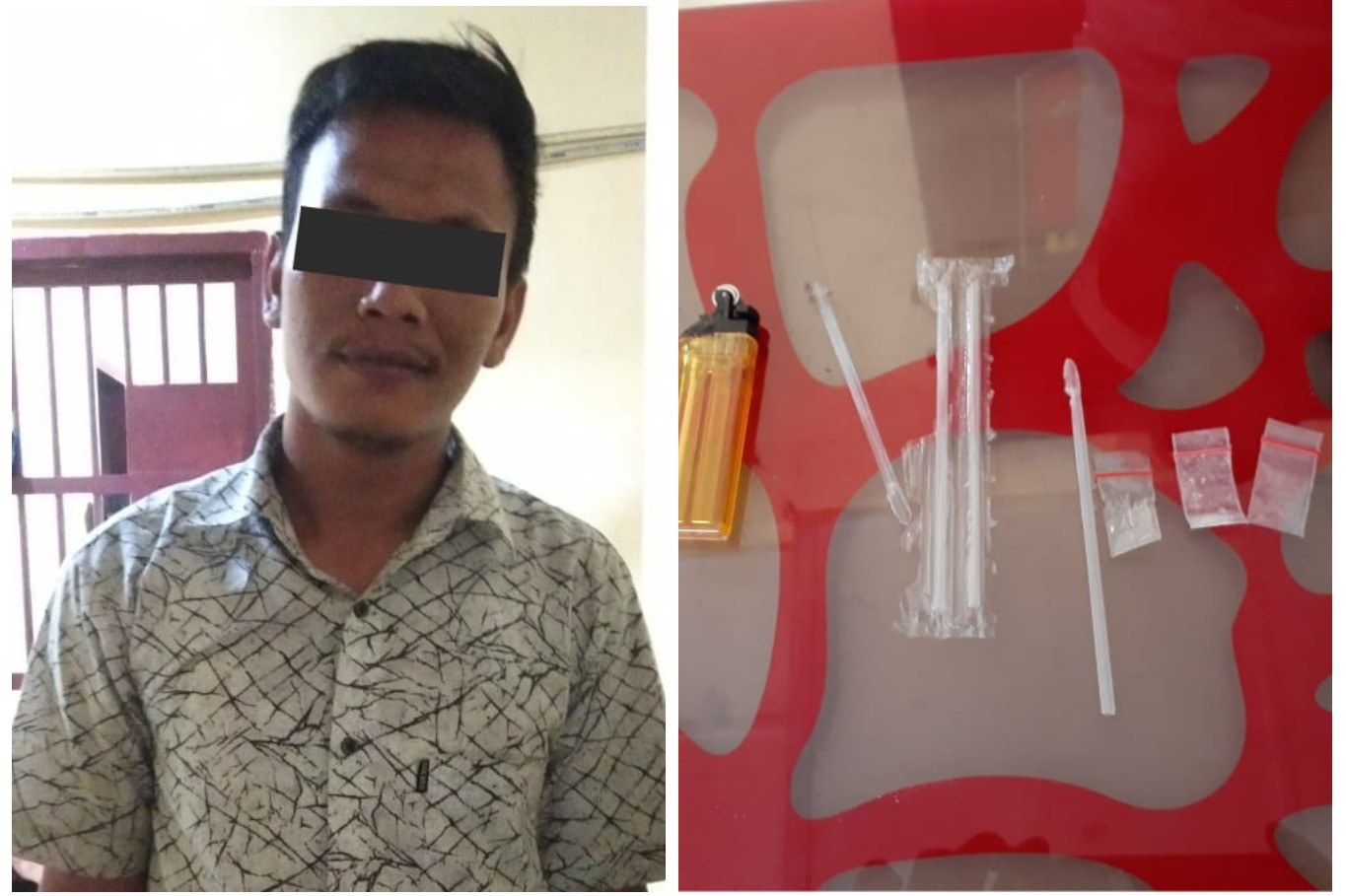 Polsek Tanjung Morawa Tangkap Pria Pakai Sabu di Rumah Kosong