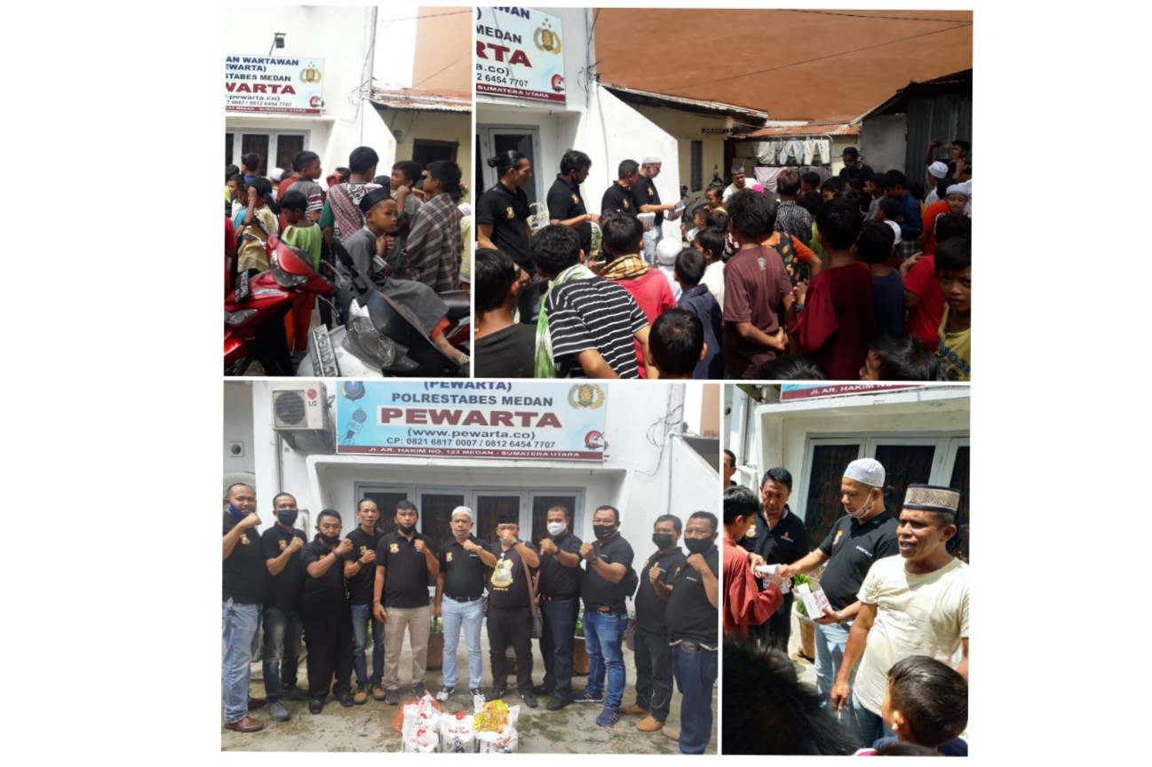 Rutinitas Ketua Pewarta di Jum’at Barokah, Berbagi ke Anggota dan Anak Yatim