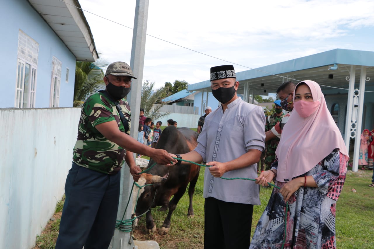 Danlanud SIM, Maknai Idul Adha 1441 H Dengan Bersabar, Semangat Gotong Royong dan Rela Berkorban di Tengah Pademi Covid-19
