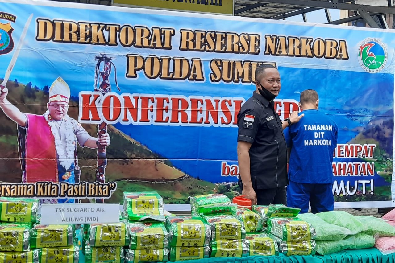 123 Kg Sabu dan 50 Ribu Butir Ekstasi Kapoldasu Sebut Berkat Laporan Warga