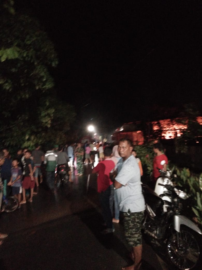 Korslet, Doorsmer Saragih Ludes Terbakar 