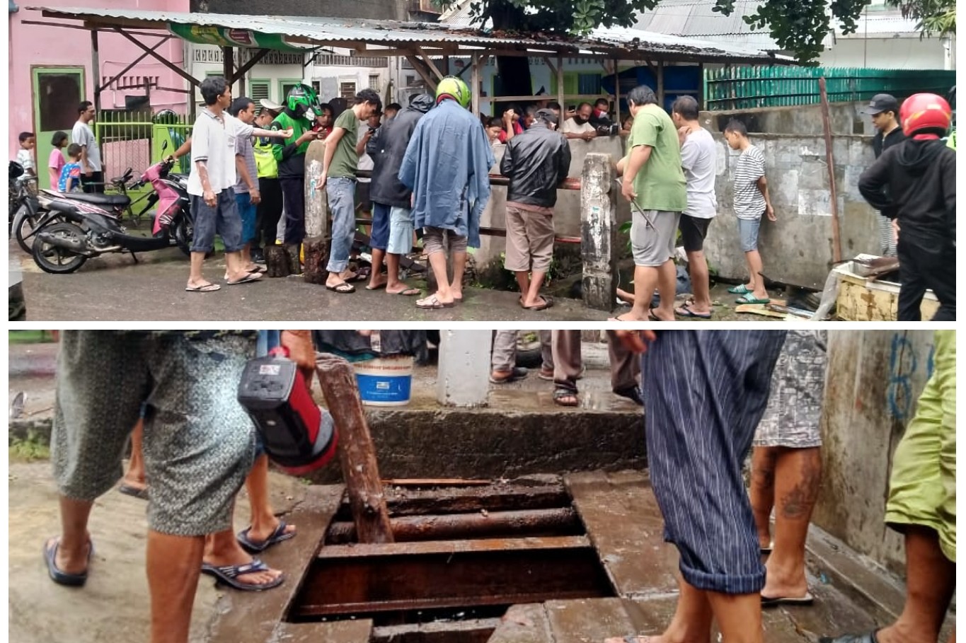 Marolop Butar-Butar Hanyut dan Terhisap ke Dalam Gorong-gorong