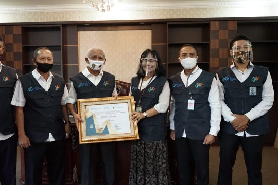 Pemkab Asahan Terima Penghargaan dari BPS, Kategori Sensus Terbanyak Secara Online